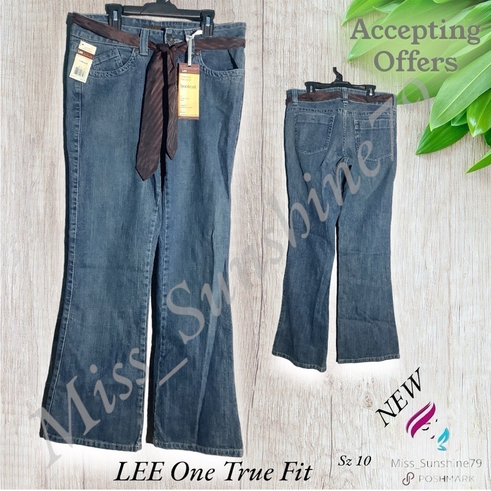 LEE One True Fit NEW - Sz 10 - bootcut - slims curves